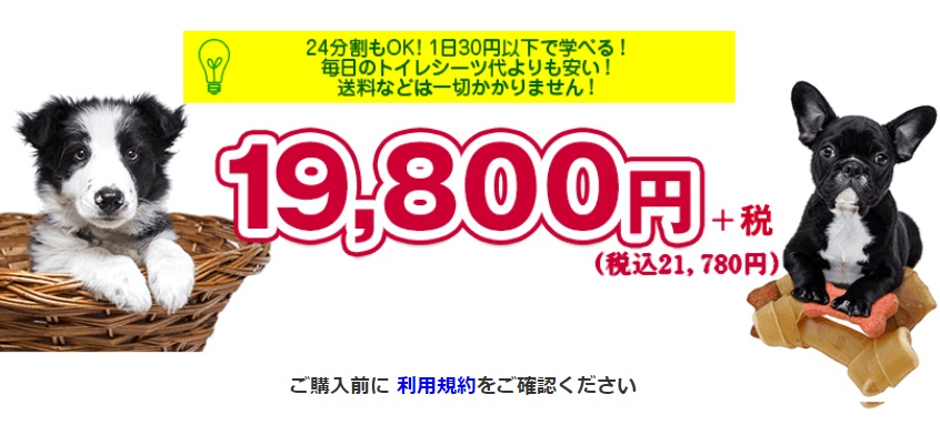 イヌバーシティの料金