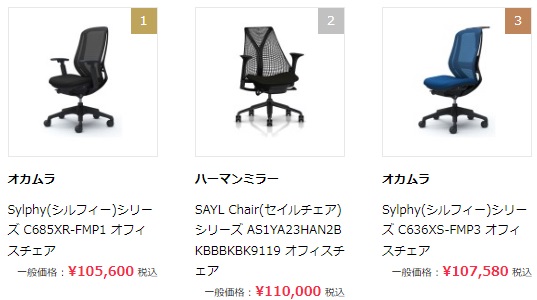 オフィスチェアランキング