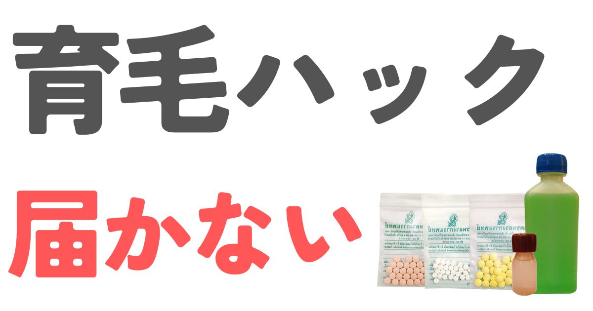 育毛ハック届かない