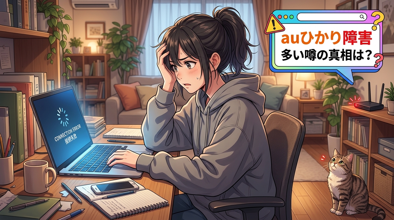 auひかり障害多い